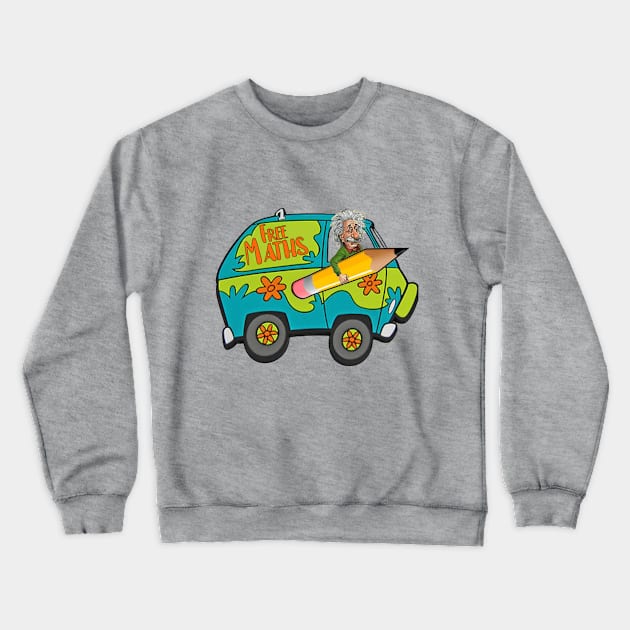 Get in Loser- We're doing Math! Crewneck Sweatshirt by JUSTIES DESIGNS